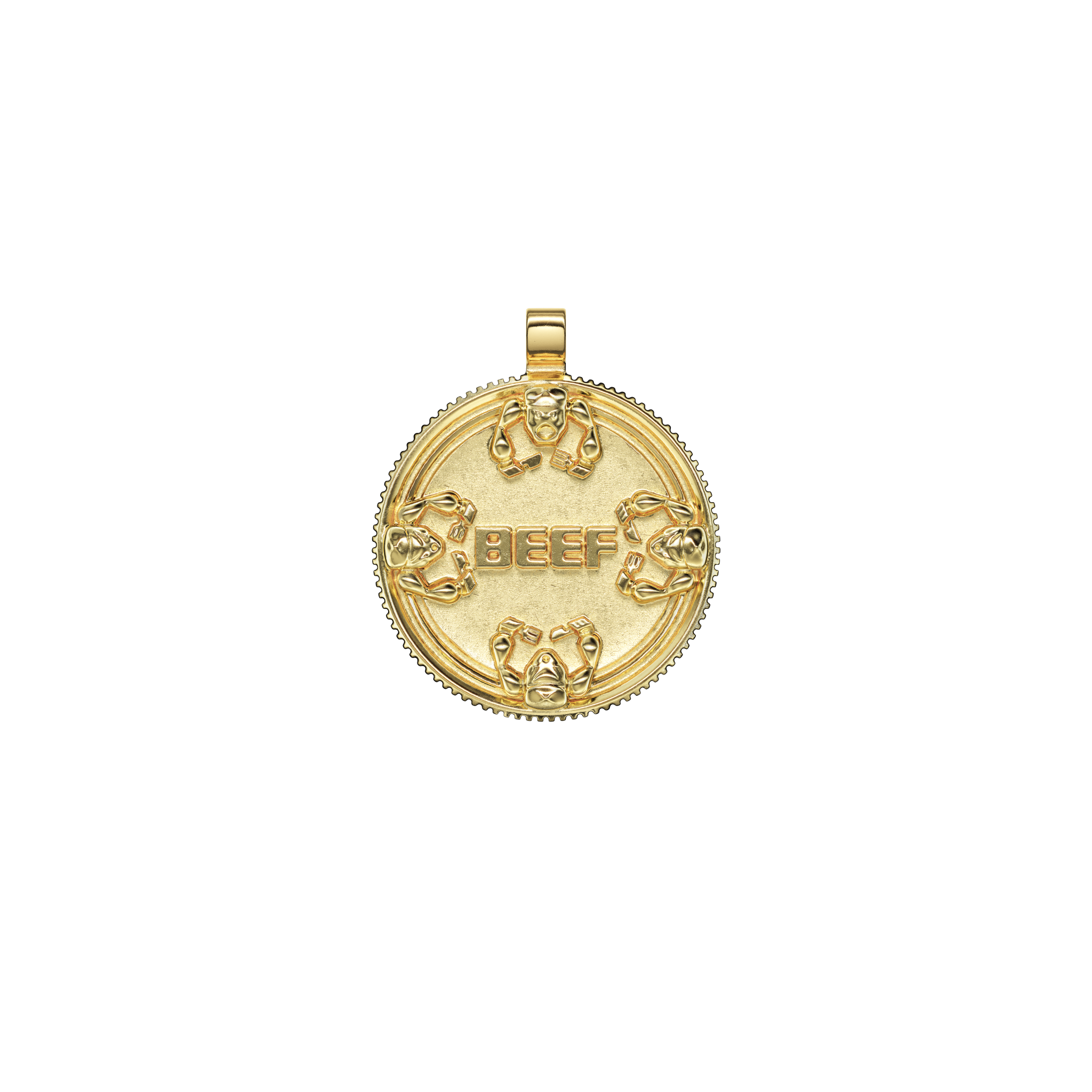 Beef Coin Pendant